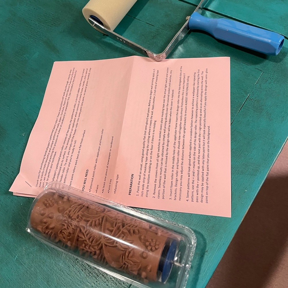 Not Wallpaper Patterned Roller Kit